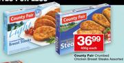 County Fair Crumbed Chicken Breast Steaks 400g-Each