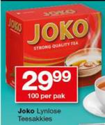 Joko Lynlose Teesakkies 100's-Per Pack