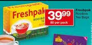 Freshpak Rooibos Tea Bags 80's-Per Pack