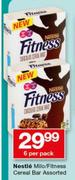 Nestle Milo/Fitness Cereal Bar 6's-Per Pack