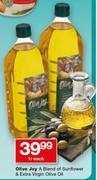 Olive Joy A Blend Of Sunflower & Extra Virgin Olive Oil 1L-Each