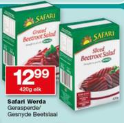 Safari Grated/Sliced Beetroot Salad 420g-Each