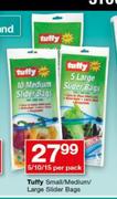 Tuffy Small/Medium/Large Slider Bags-5/10/15 Per Pack