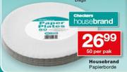 Housebrand Papierborde-50 Per pack