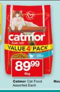 Catmor Cat Food Assorted-4Kg Each