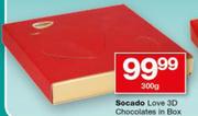 Socado Love 3D Chocolates In Box-300g