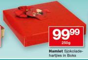 Hamlet sjokolade hartjies in boks-250g