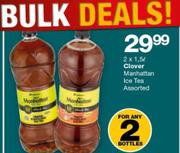 Clover Manhattan Ice Tea Assorted-2 x 1.5Ltr