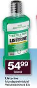 Listerine mondspoelmiddel verskeidenheld-500ml