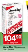 Slow Mag Effervescent Supplement-20 Per Pack