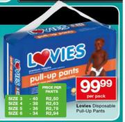 Lovies Disposable Pull Uo Pants-Per Pack