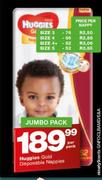 Huggies Gold Disposable Nappies-Per Pack
