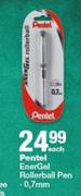 Pentel Energel Rollerball Pen 0.7mm-Each