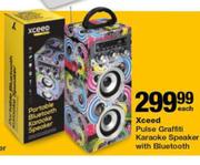 Xceed Pulse Graffiti Karaoke Speaker With Bluetooth-Each