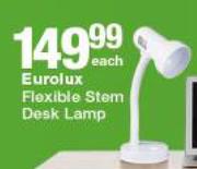 Eurolux Flexible Stem Desk Lamp-Each