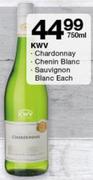 KWV Chardonnay / Chenin Blanc Or Sauvignon Blanc-750ml Each