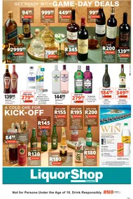 Checkers Liquor Gauteng, Brits, Klerksdorp, Limpopo, Mpumalanga, North West, Potchefstroom & Rustenburg : Game-Day Deals (24 June - 7 July 2024)