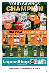 Checkers Liquor Gauteng, Brits, Klerksdorp, Limpopo, Mpumalanga, Free State, North West, Potchefstroom & Rustenburg : Your Savings Champion (25 July - 9 August 2022)