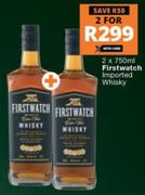 2 x Firstwatch Imported Whisky 750ml