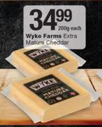 Wyke Farms Extra Mature Cheddar-200g Each