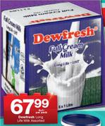 Dowfresh Long Life Milk Assorted-6 x 1Ltr Per Pack