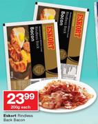 Eskort Rindless Back Bacon-200g Each
