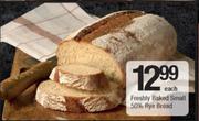 Freshly Baked Small 50% Rye Bread-Each