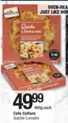 Cafe Culture Quiche Lorraine-400g Each