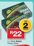 Safari Pitted Dates-2 x 250g