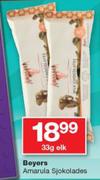 Beyers Amarula sjokolades-33g Elk
