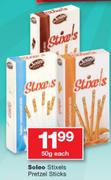 Soleo Stixels Pretzel Sticks-50g Each