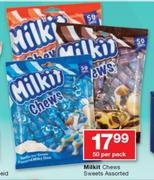 Milkit Chews Sweets Assorted-50 Per Pack