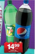 Pepsi/7up gewone koeldrank-2Ltr Elk