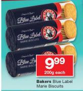 Bakers Blue Label Marie Biscuits-200g Each