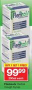 Flemsolv Herbal Cough Syrup-200ml Each