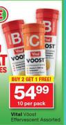 Vital Voost Effervescent Assorted-10 Per Pack
