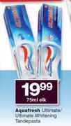 Aquafresh Ultimate/Ultimate Whitening tandepasta-75ml Elk