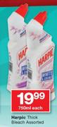 Harpic Thick Bleach Assorted-750ml Each