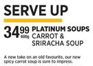 Platinum Soups Carrot & Sriracha Soup-600g