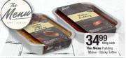The Menu Pudding Malva Sticky Toffee-450g Each 