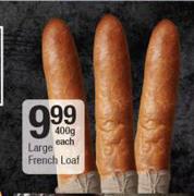 Large French Loaf-400g Each 
