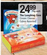 The Laughing Cow Cream Cheese Cubes-78g Each 