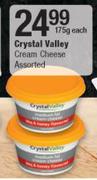 Crystal Valley Cream Cheese-175g Each 