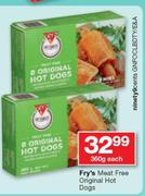 Fry's Meat Free Original Hot Dogs-360g Each 
