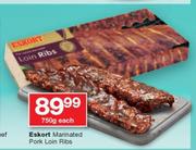 Eskort Marinated Pork Loin Ribs-750g Each