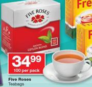 Five Roses Teabags-100 Per Pack