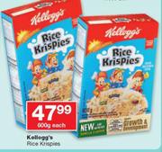 Kellogg's Rice Krispies-600g Each