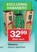 Tabasco Sauce-60ml Each