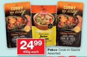 Pakco Cook In Sauce-400g Each