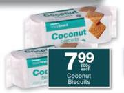 Housebrand Coconut Biscuits-200g Each